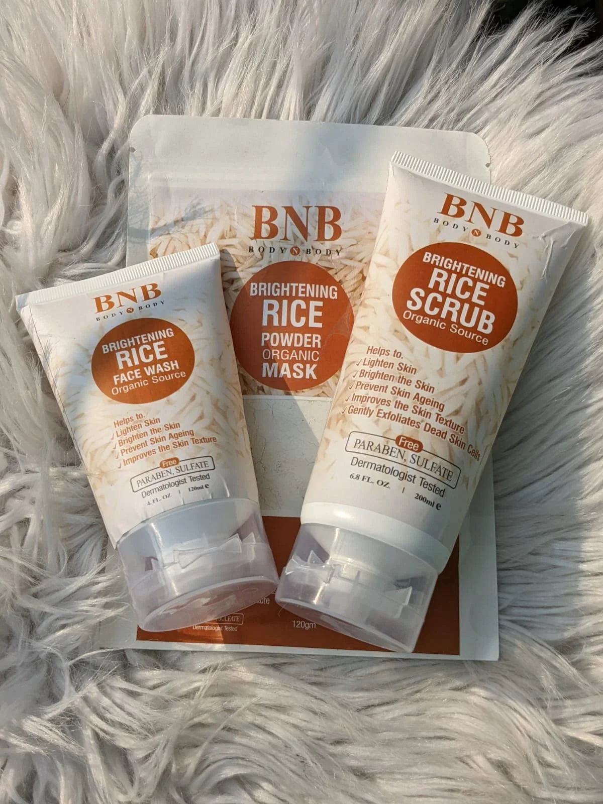 Organic Rice Facial Skin Care Kit